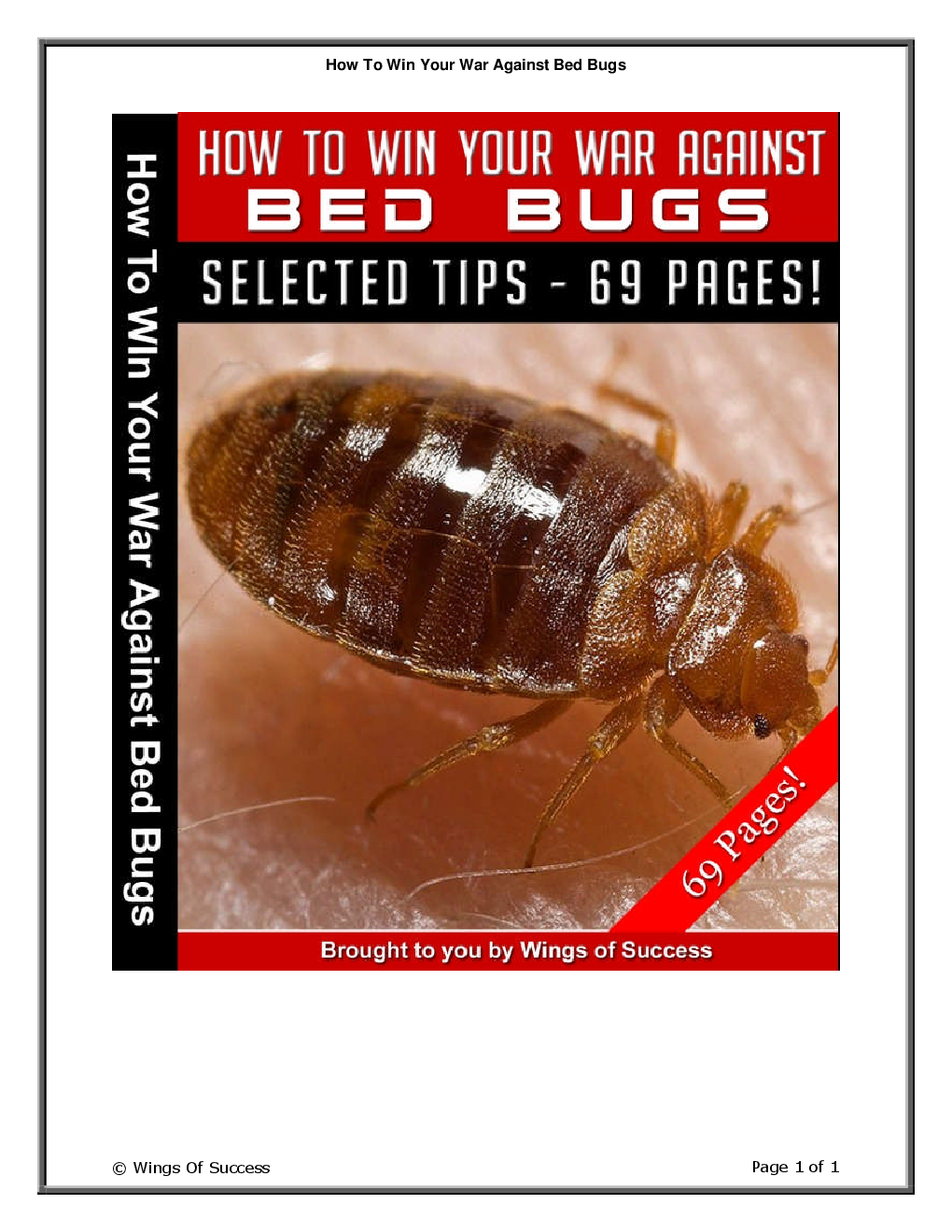 How To Win Your War Against Bed Bugs - Page 1