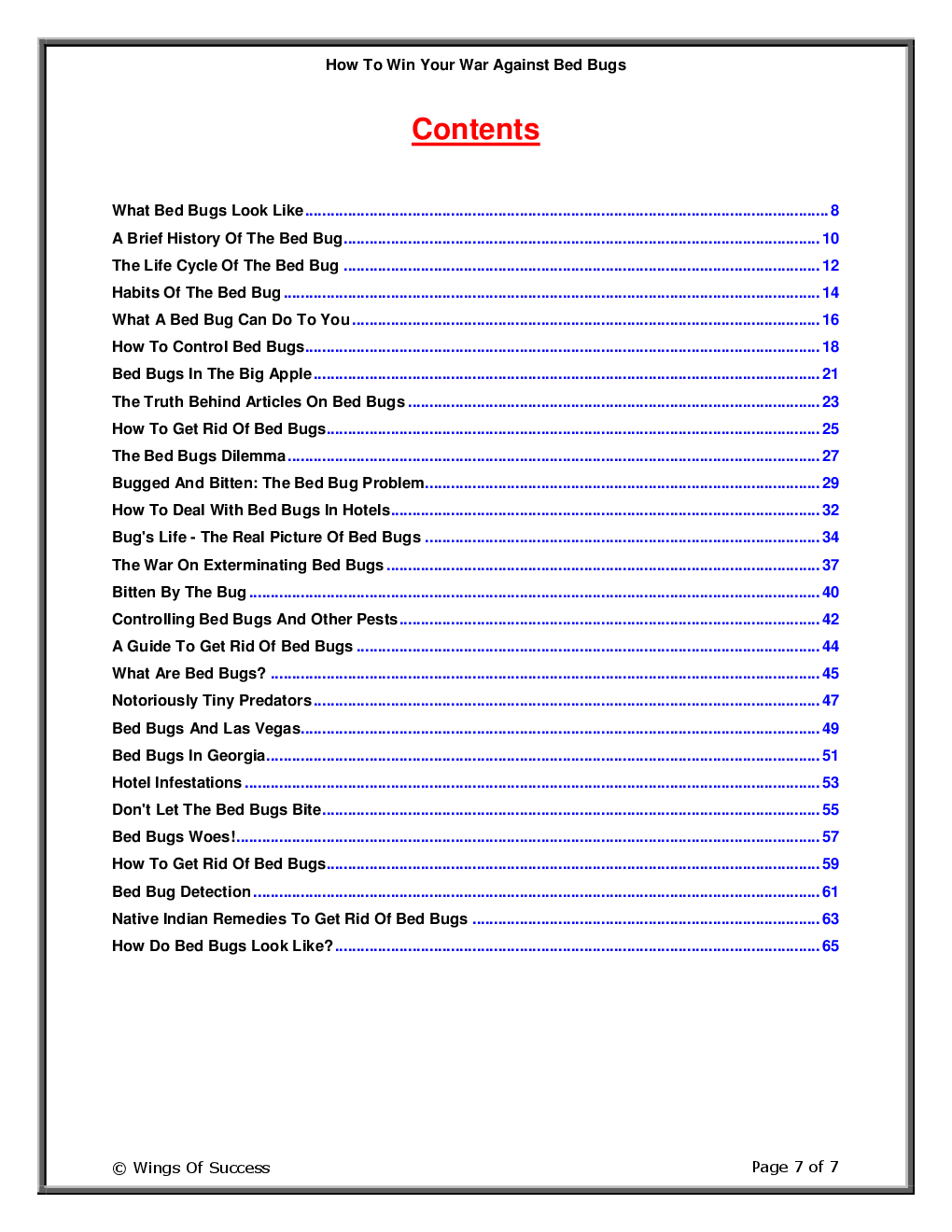 How To Win Your War Against Bed Bugs - Page 2