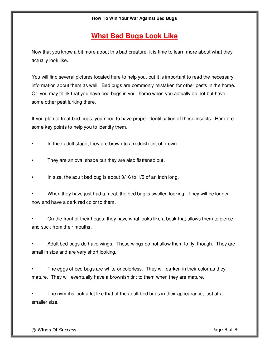 How To Win Your War Against Bed Bugs - Page 3