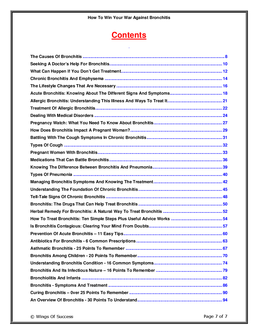 How To Win Your War Against Bronchitis - Page 2