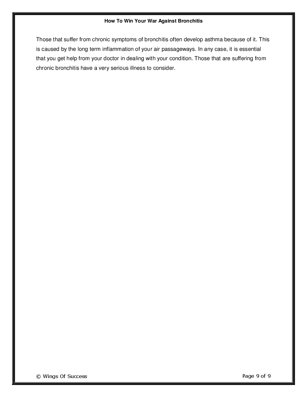 How To Win Your War Against Bronchitis - Page 4