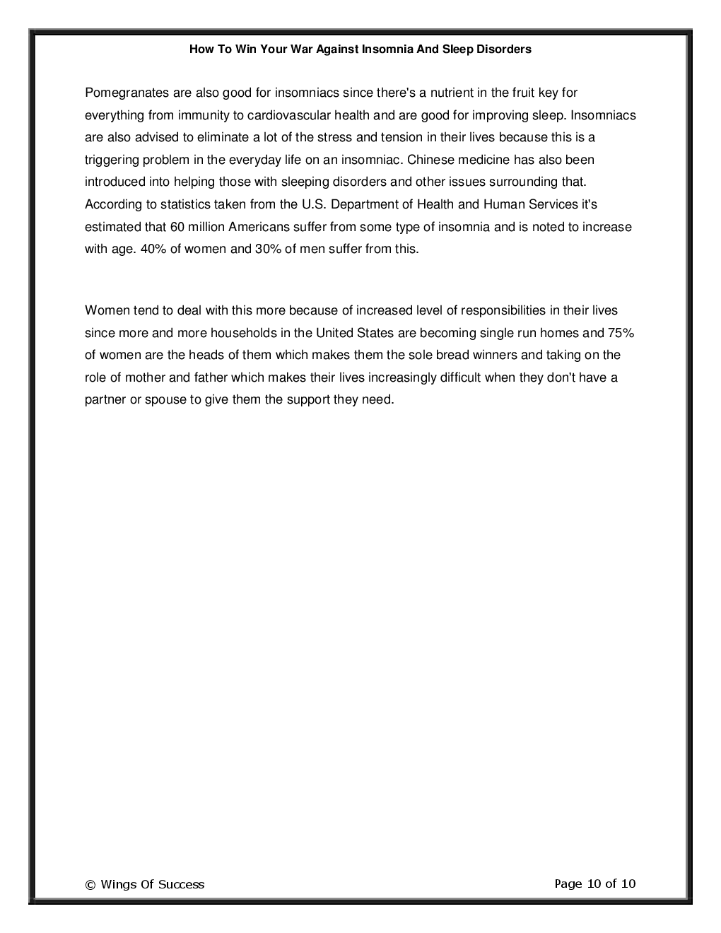 How To Win Your War Against Insomnia And Sleep Disorders - Page 5