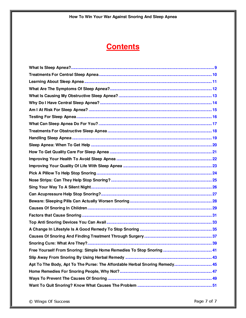 How To Win Your War Against Snoring And Sleep Apnea - Page 2