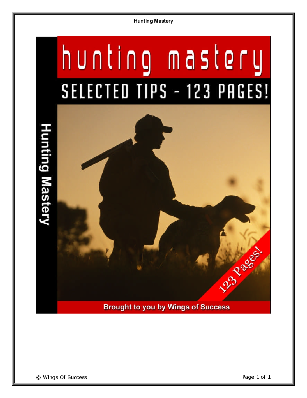 Hunting Mastery - Page 1