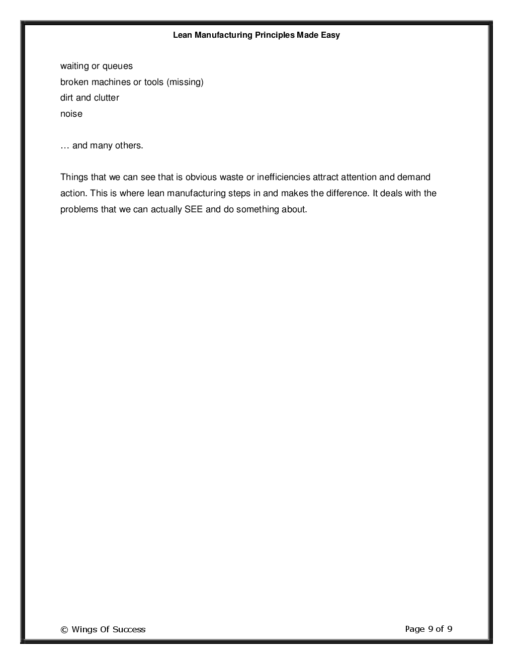 Lean Manufacturing Principles Made Easy - Page 4