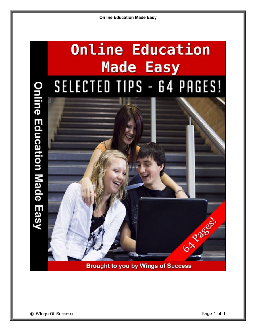 Online Education Made Easy - Page 1