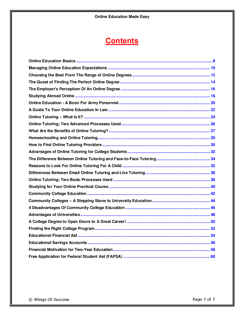 Online Education Made Easy - Page 2