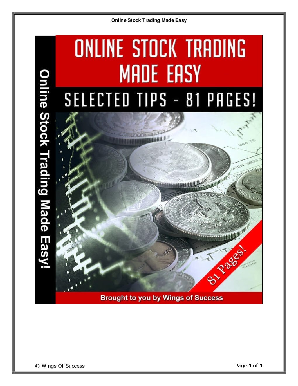 Online Stock Trading Made Easy - Page 1