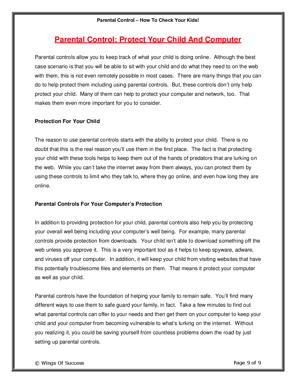 Parental Control – How To Check Your Kids! - Page 4