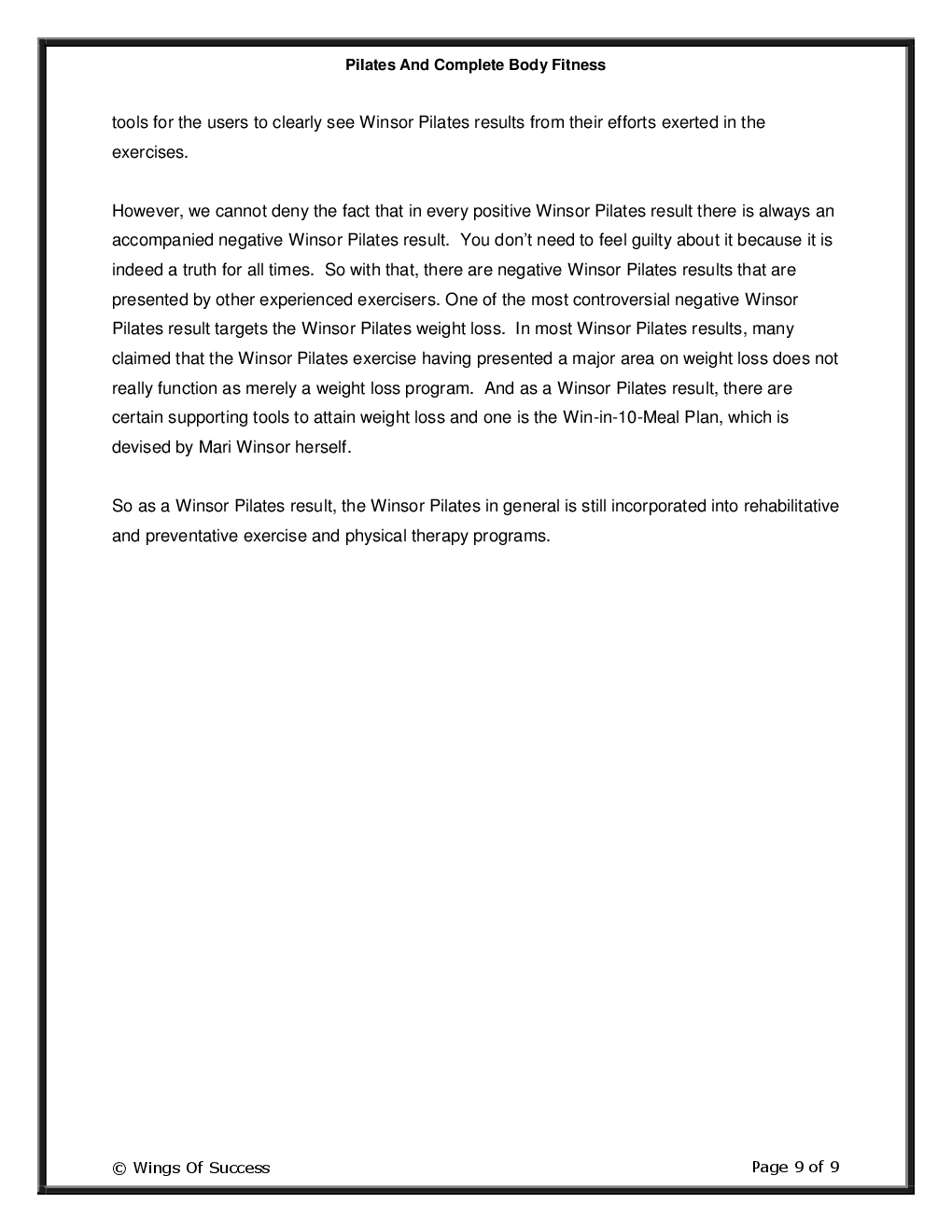 Pilates And Complete Body Fitness - Page 4