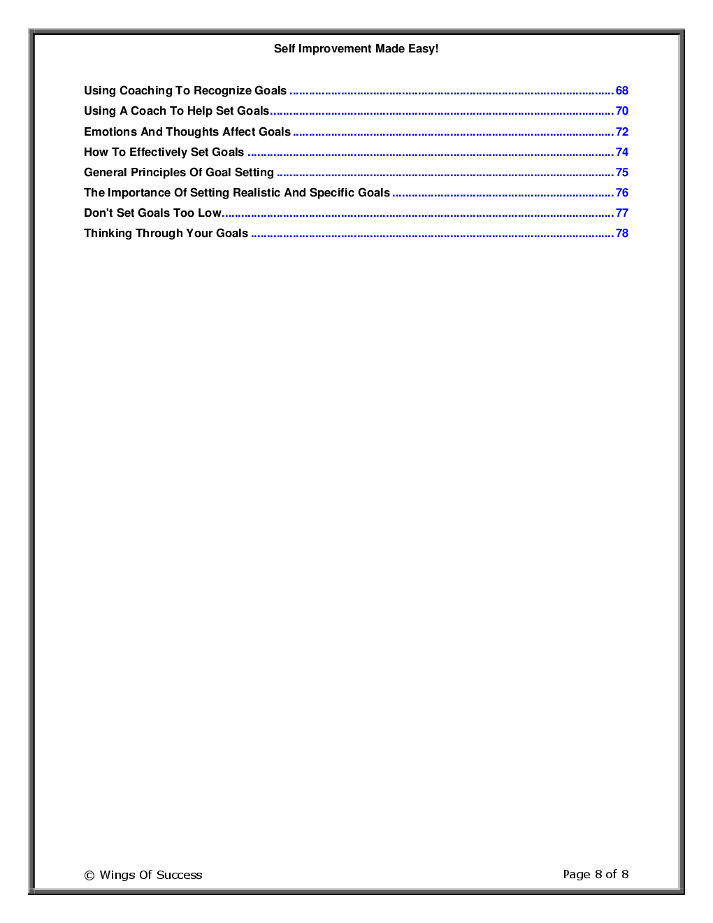 Self Improvement Made Easy! - Page 3