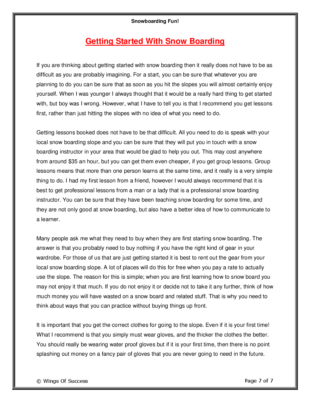 Snowboarding Fun! - Page 3