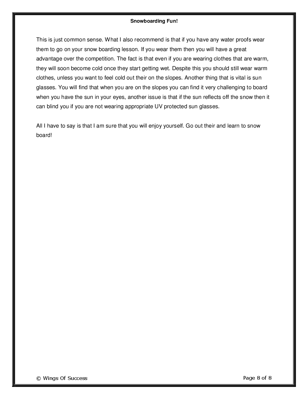 Snowboarding Fun! - Page 4