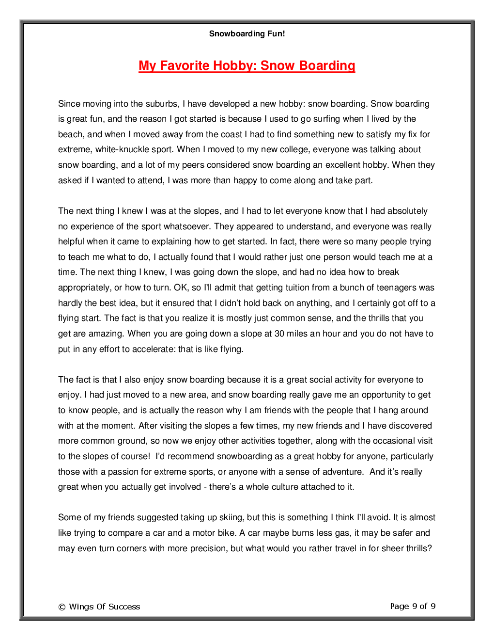 Snowboarding Fun! - Page 5