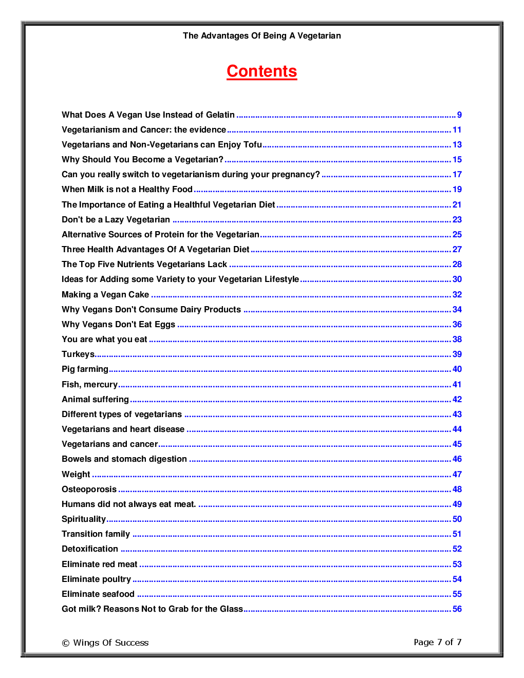The Advantages Of Being A Vegetarian - Page 2