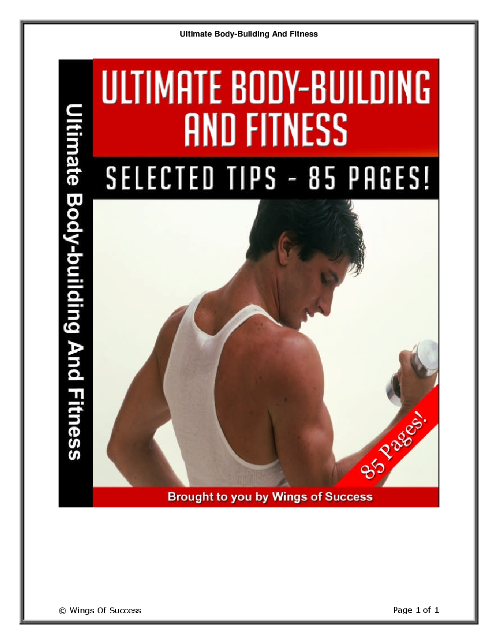 Ultimate Body-Building And Fitness - Page 1
