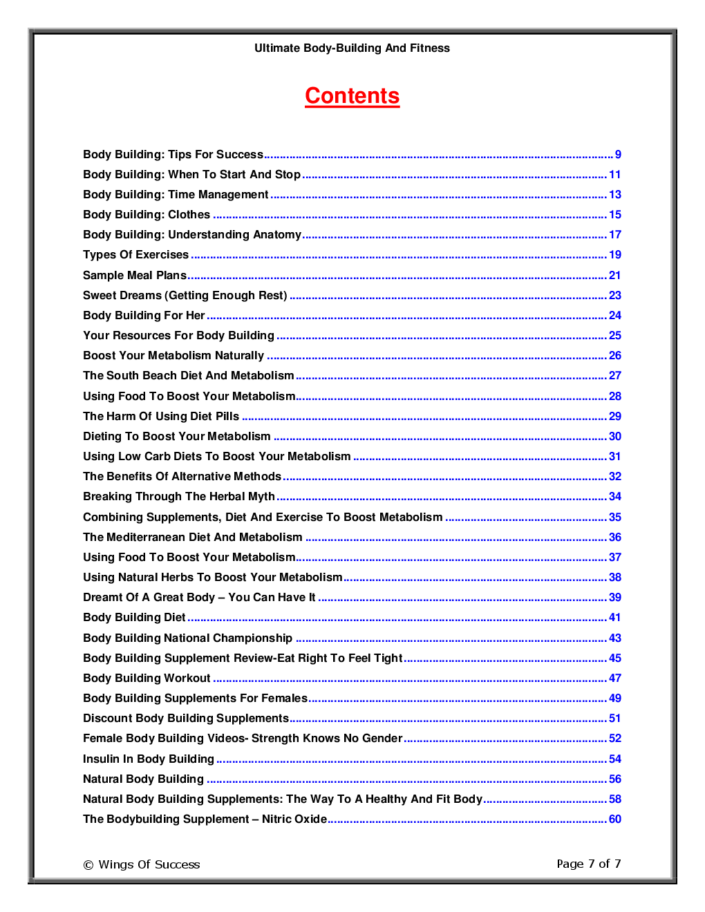 Ultimate Body-Building And Fitness - Page 2