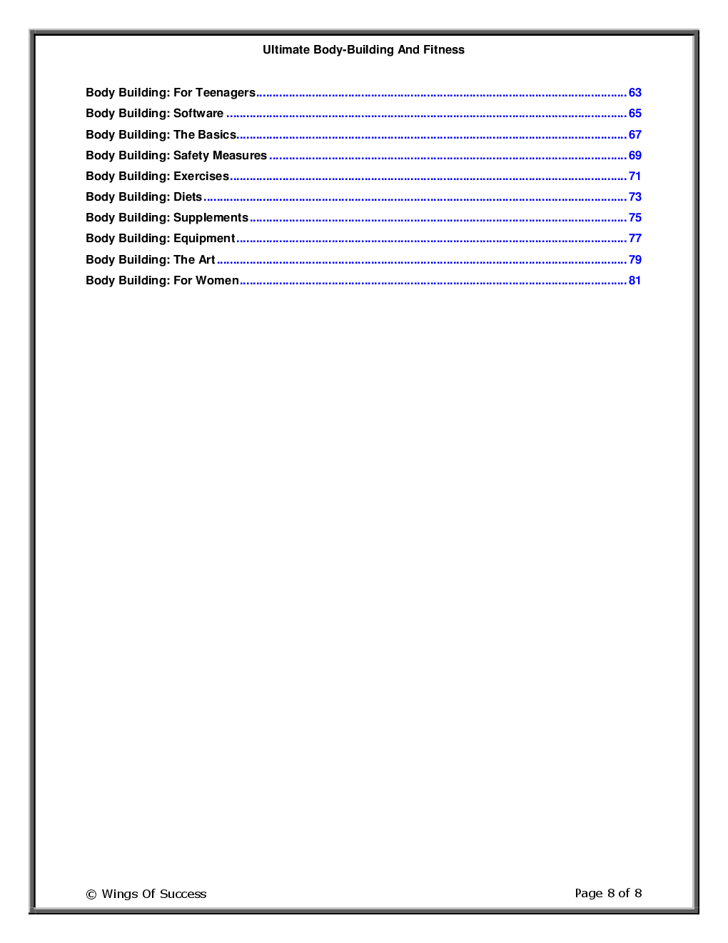 Ultimate Body-Building And Fitness - Page 3