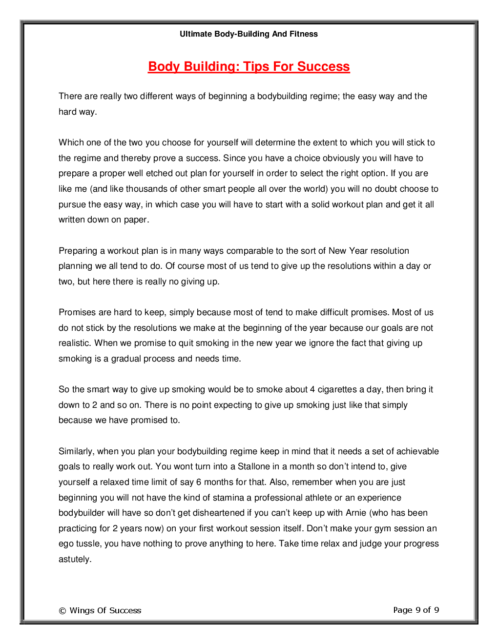 Ultimate Body-Building And Fitness - Page 4