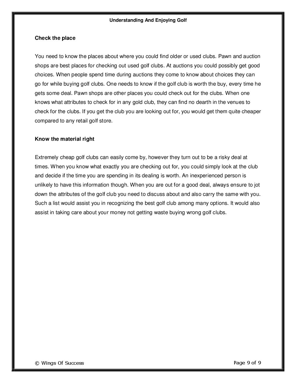 Understanding And Enjoying Golf - Page 4