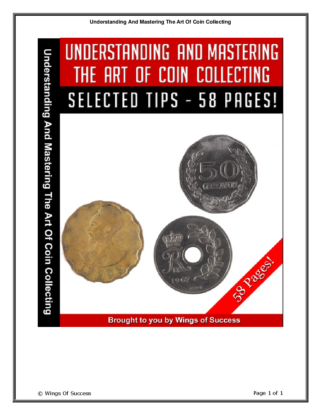 Understanding And Mastering The Art Of Coin Collecting - Page 1