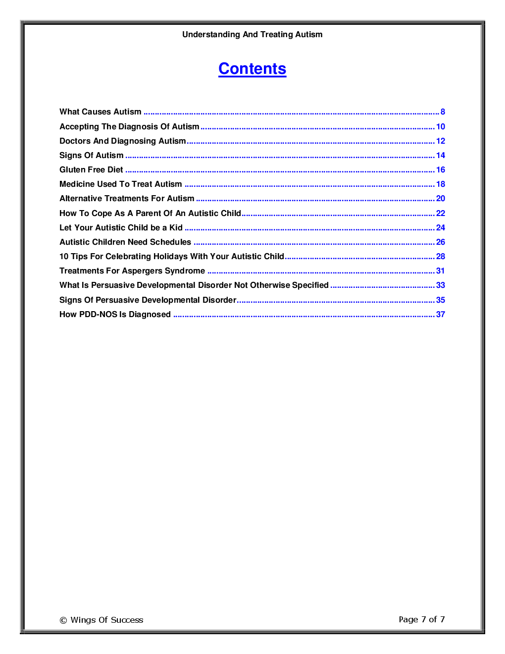 Understanding And Treating Autism - Page 2