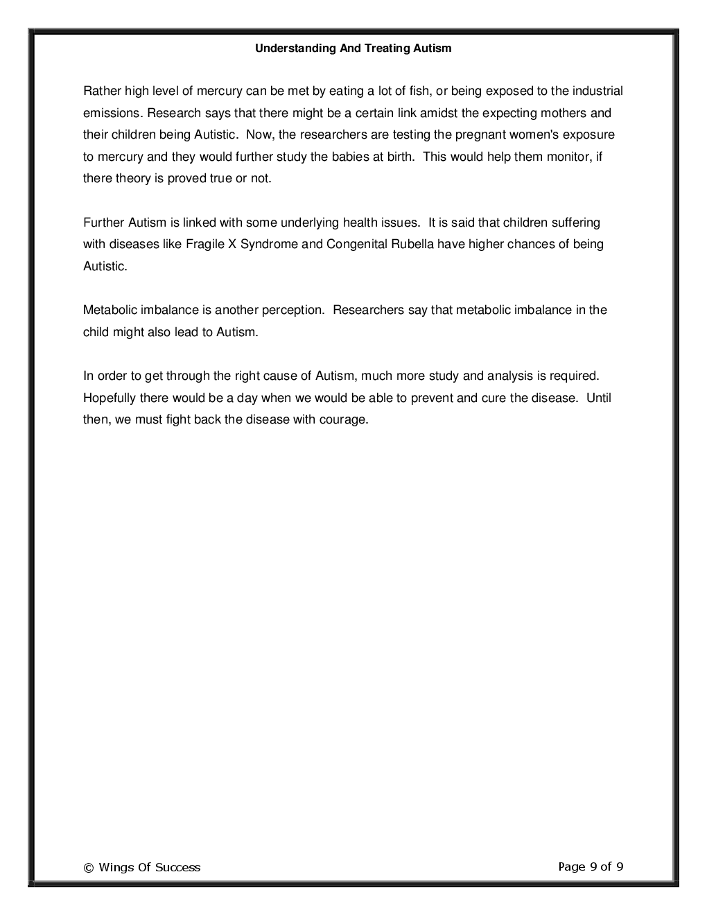 Understanding And Treating Autism - Page 4