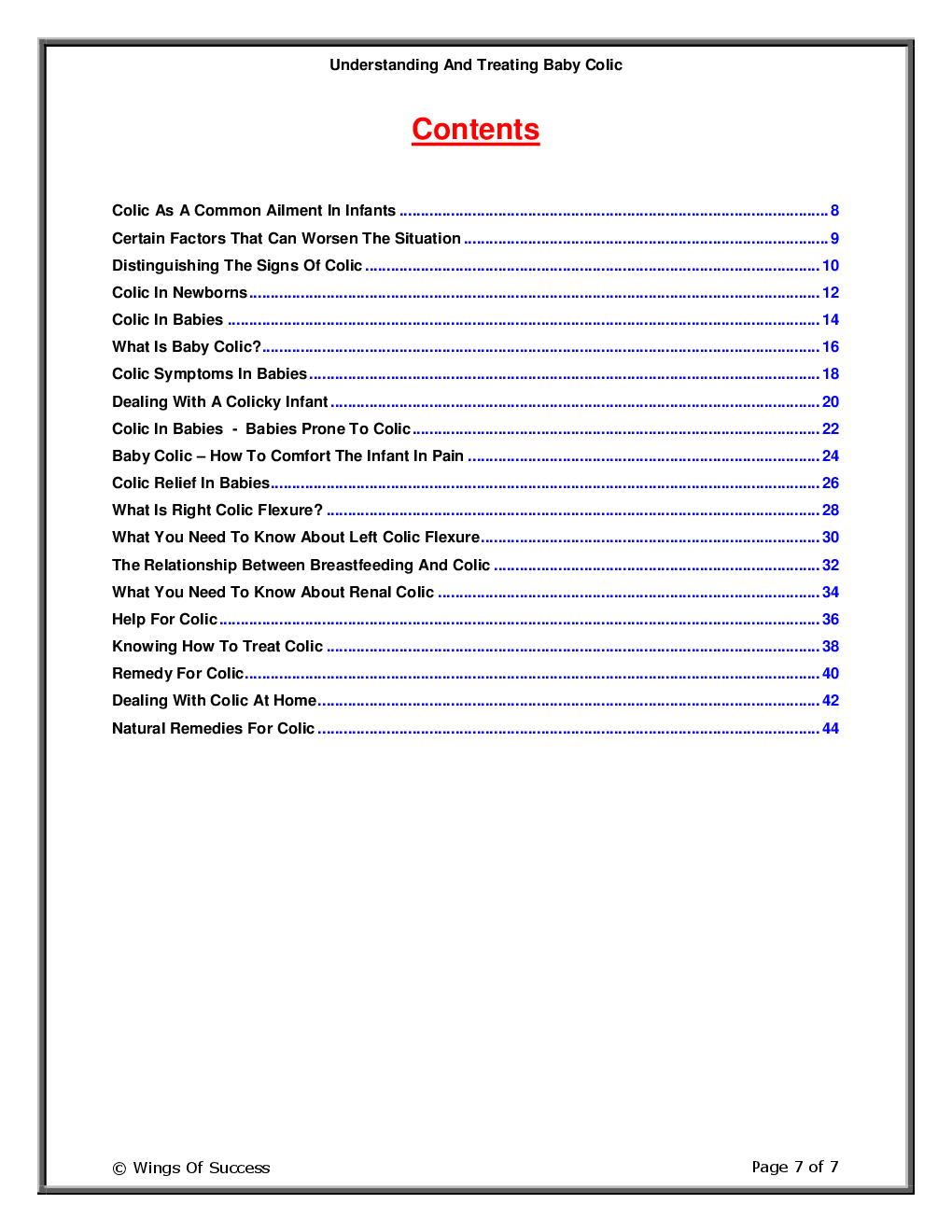 Understanding And Treating Baby Colic - Page 2