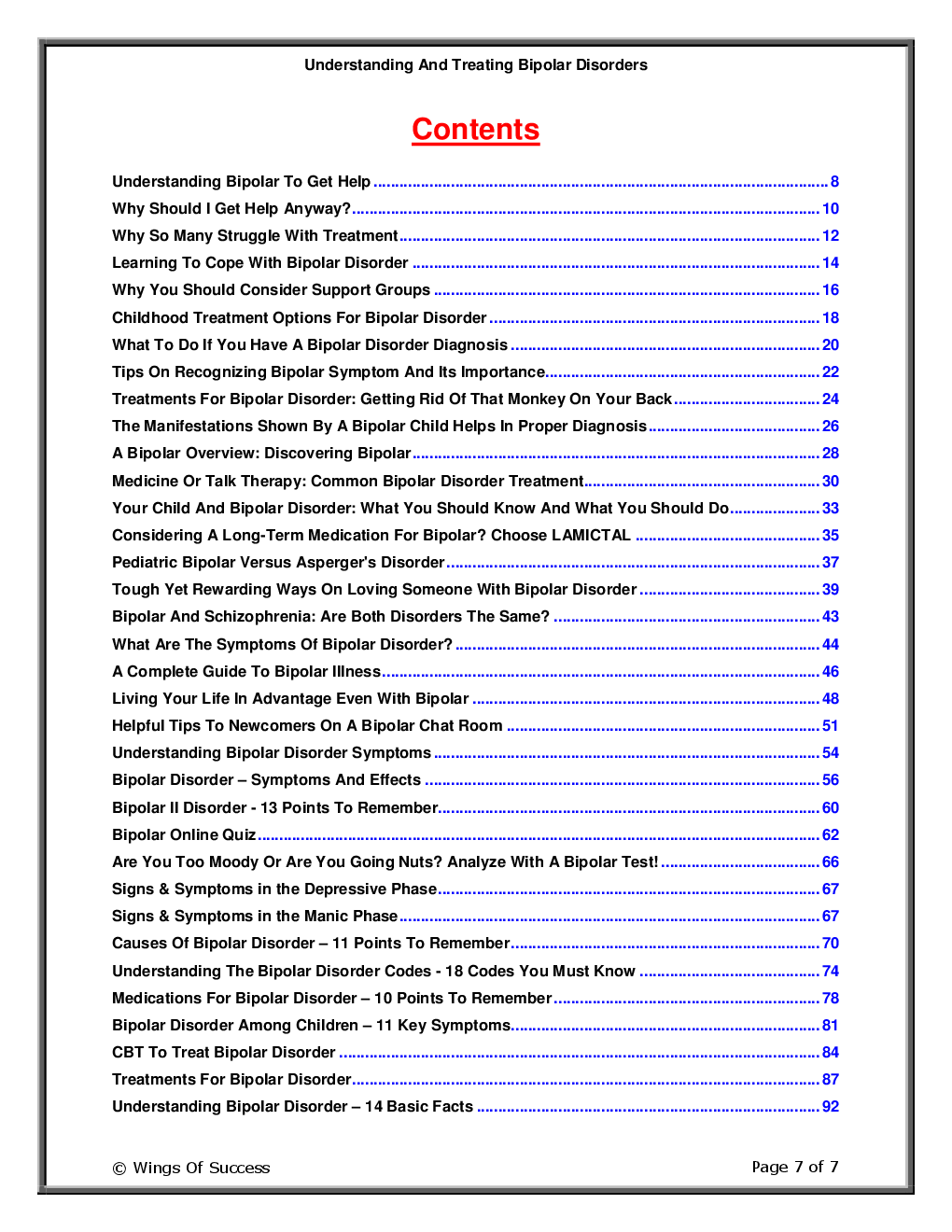 Understanding And Treating Bipolar Disorders - Page 2