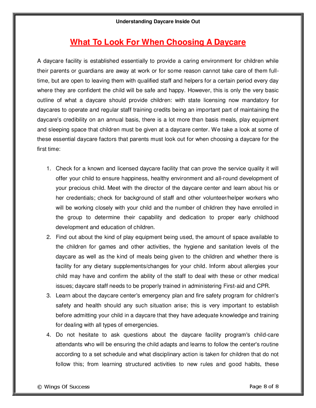 Understanding Daycare Inside Out - Page 3