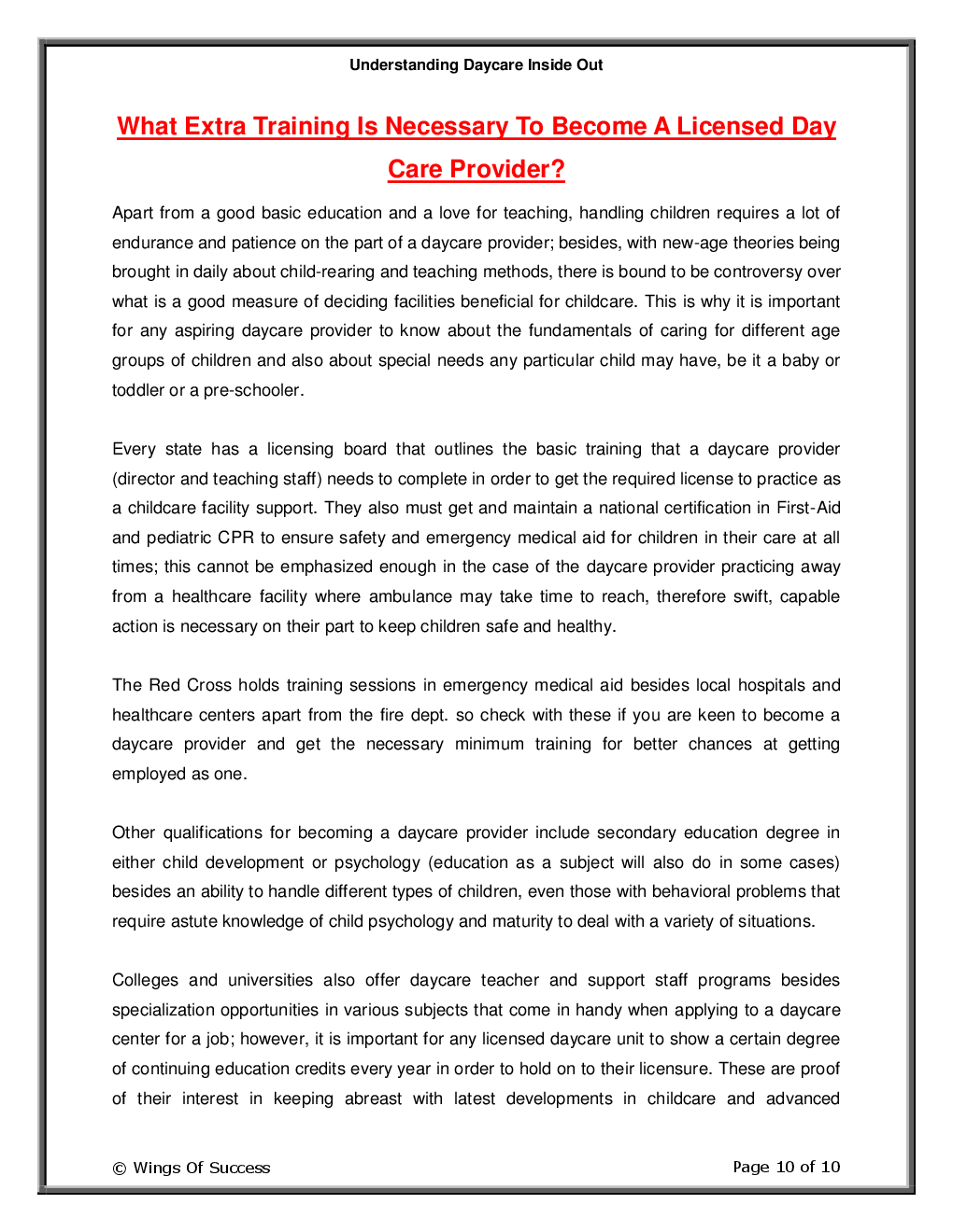 Understanding Daycare Inside Out - Page 5