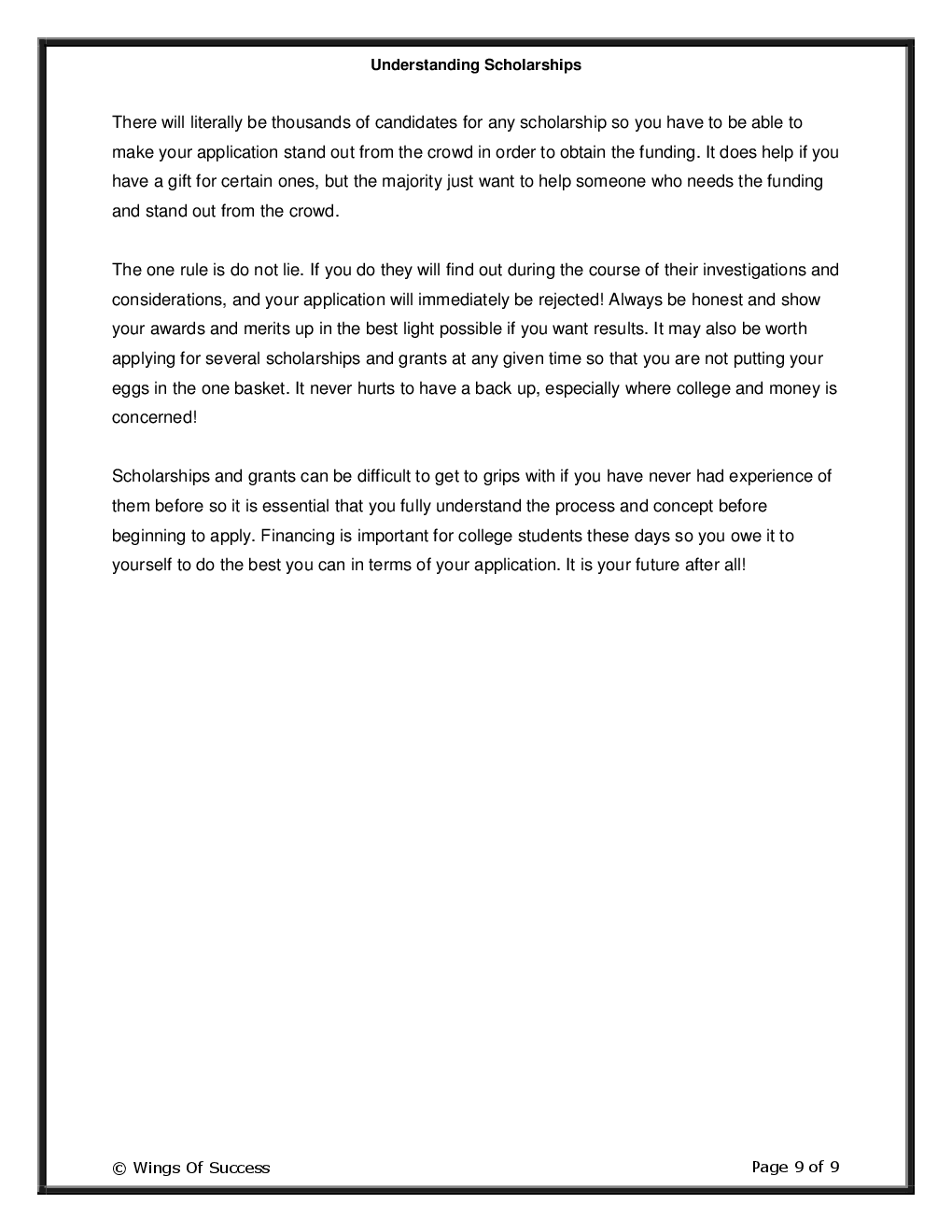 Understanding Scholarships - Page 4