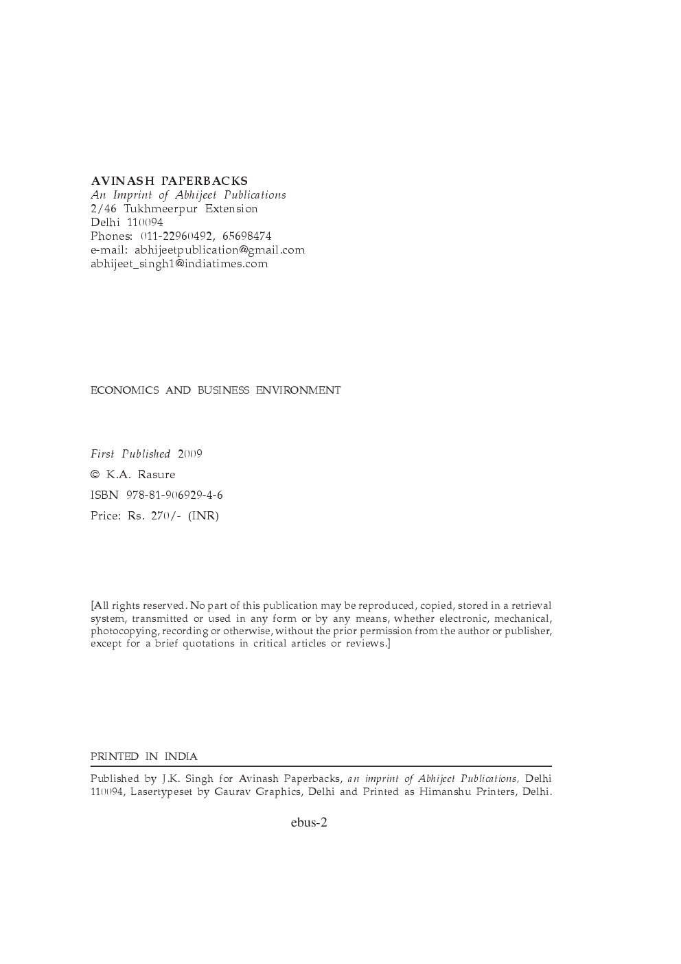 Economics and Business Environment - Page 3