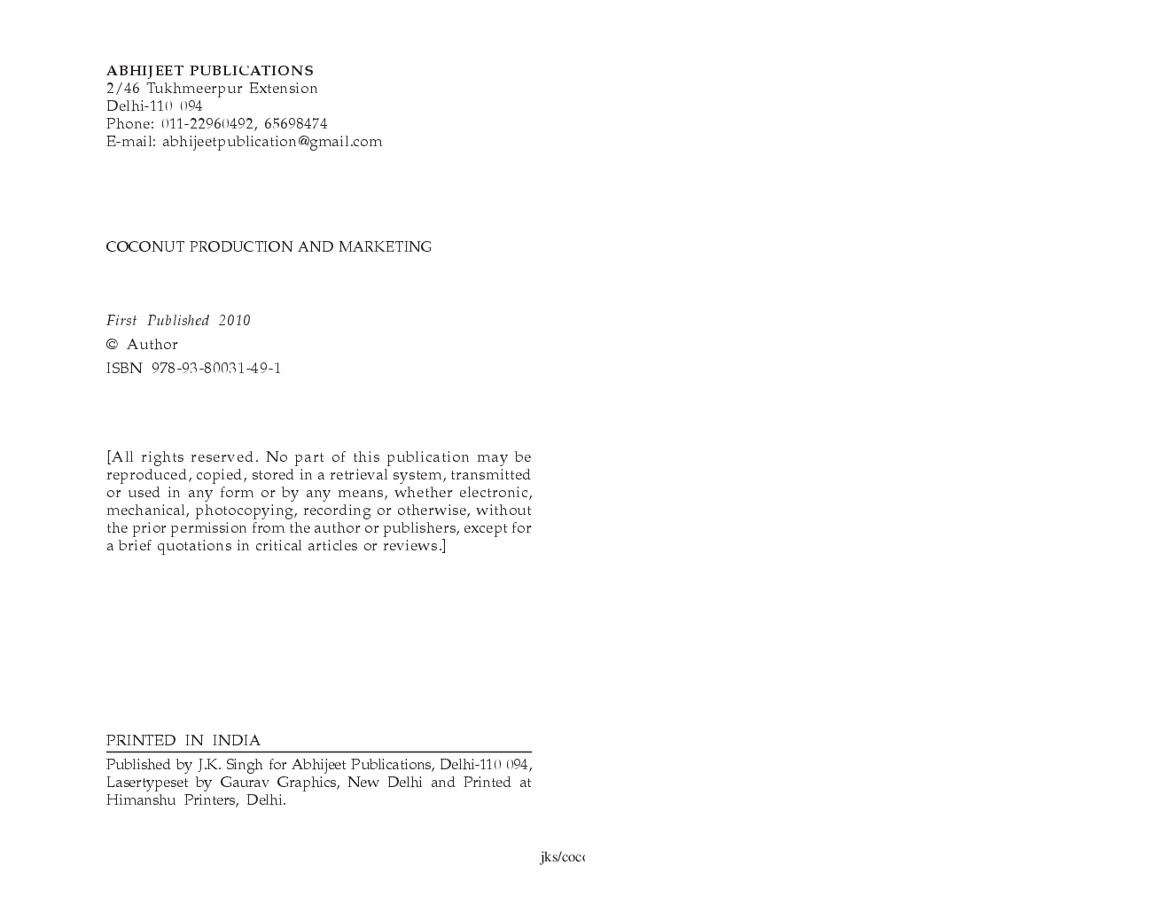 Coconut Production and Marketing - Page 3