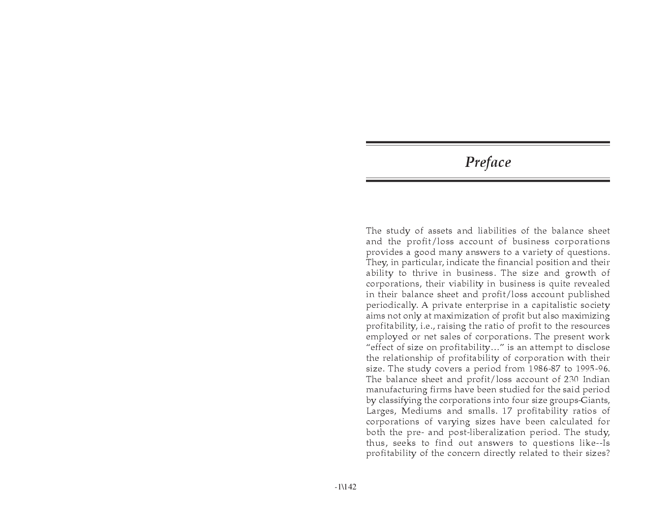Corporate Size, Liberalization and Profitability - Page 4