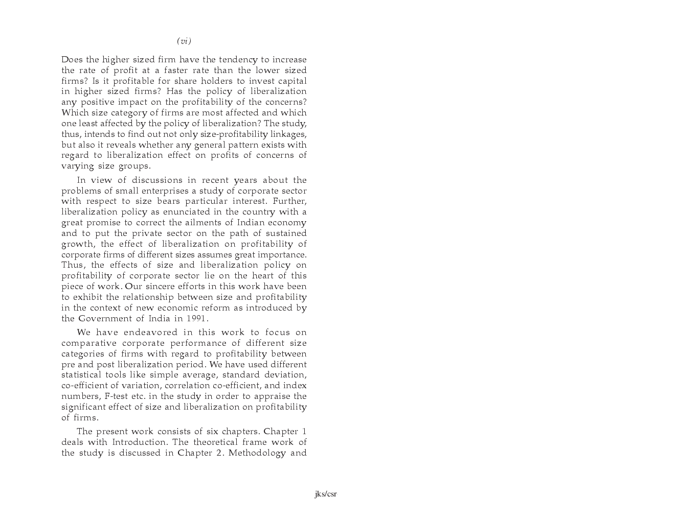 Corporate Size, Liberalization and Profitability - Page 5