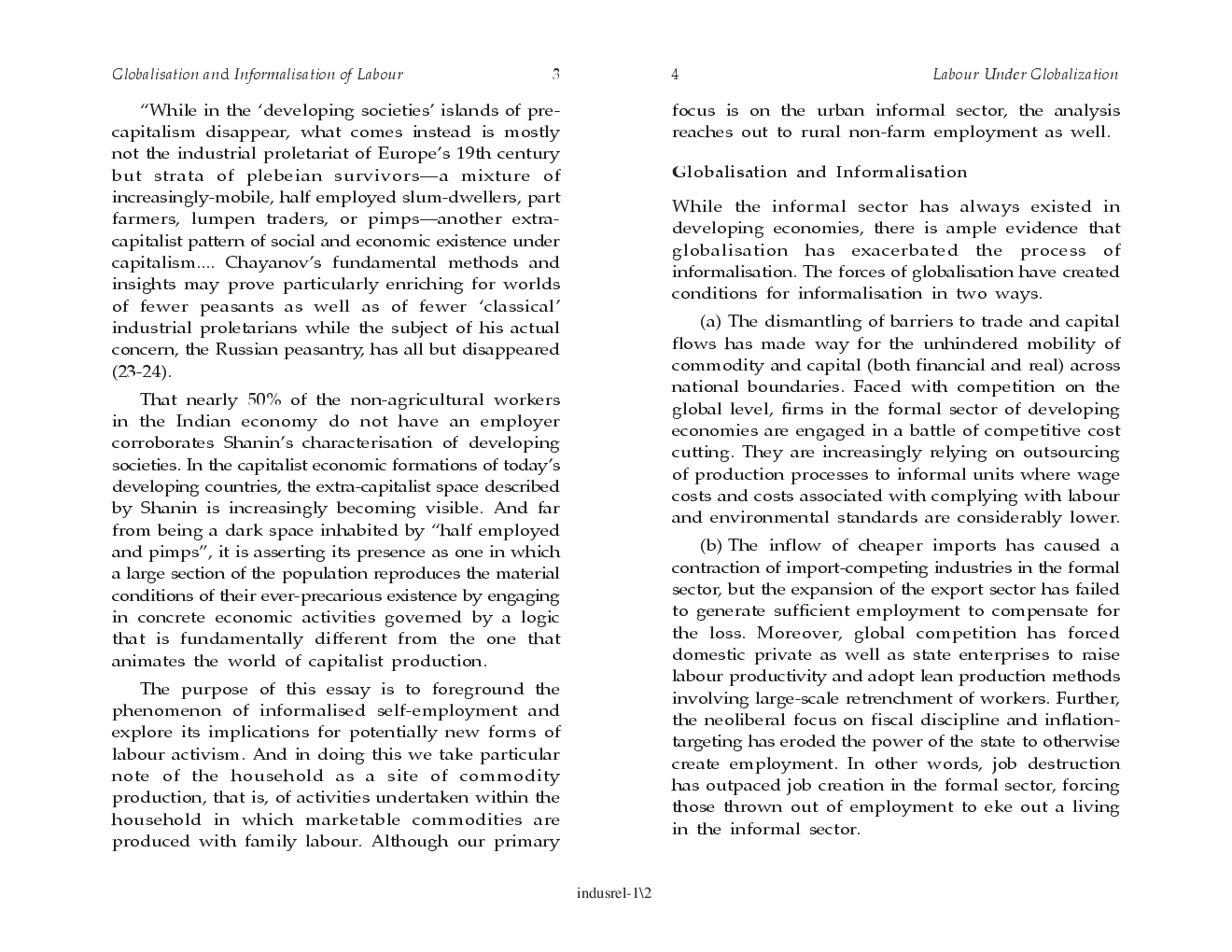 Labour Under Globalization - Page 2