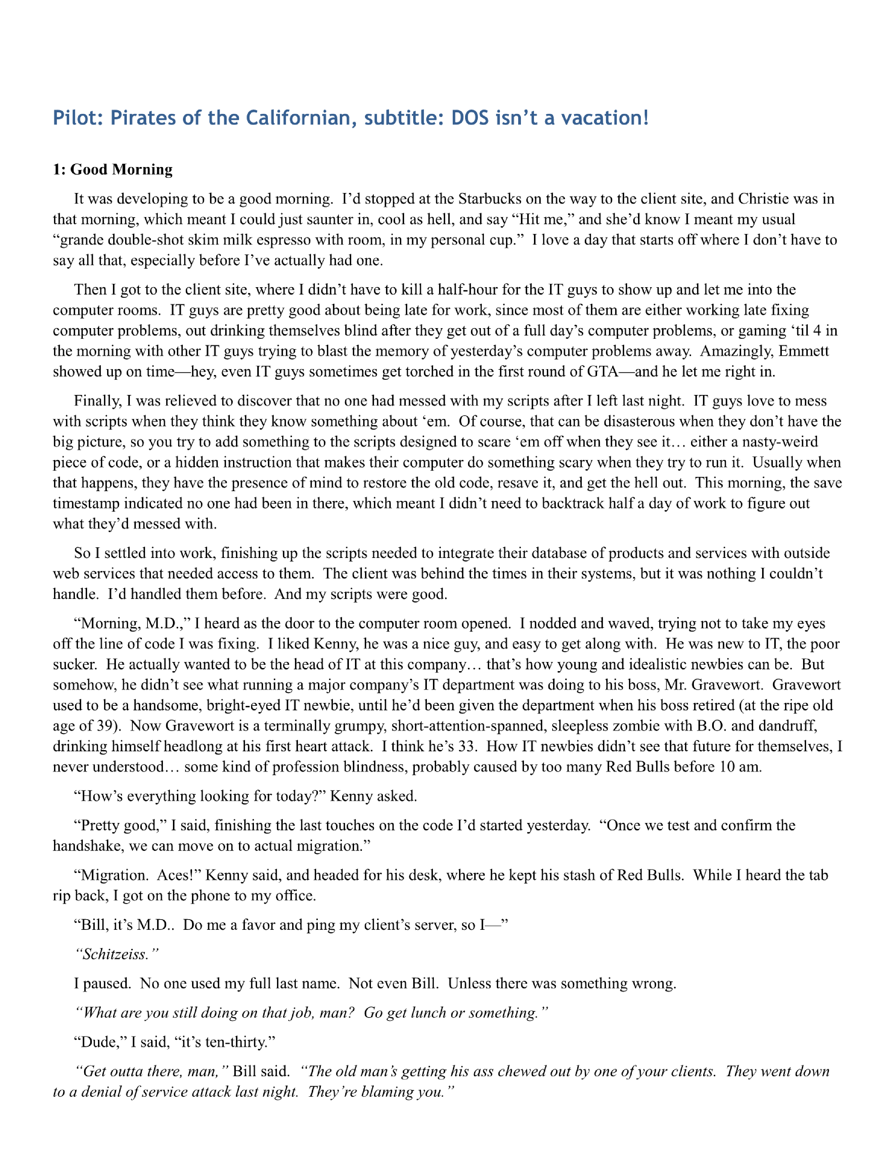 Denial Of Service - Dos entire saga - Page 2