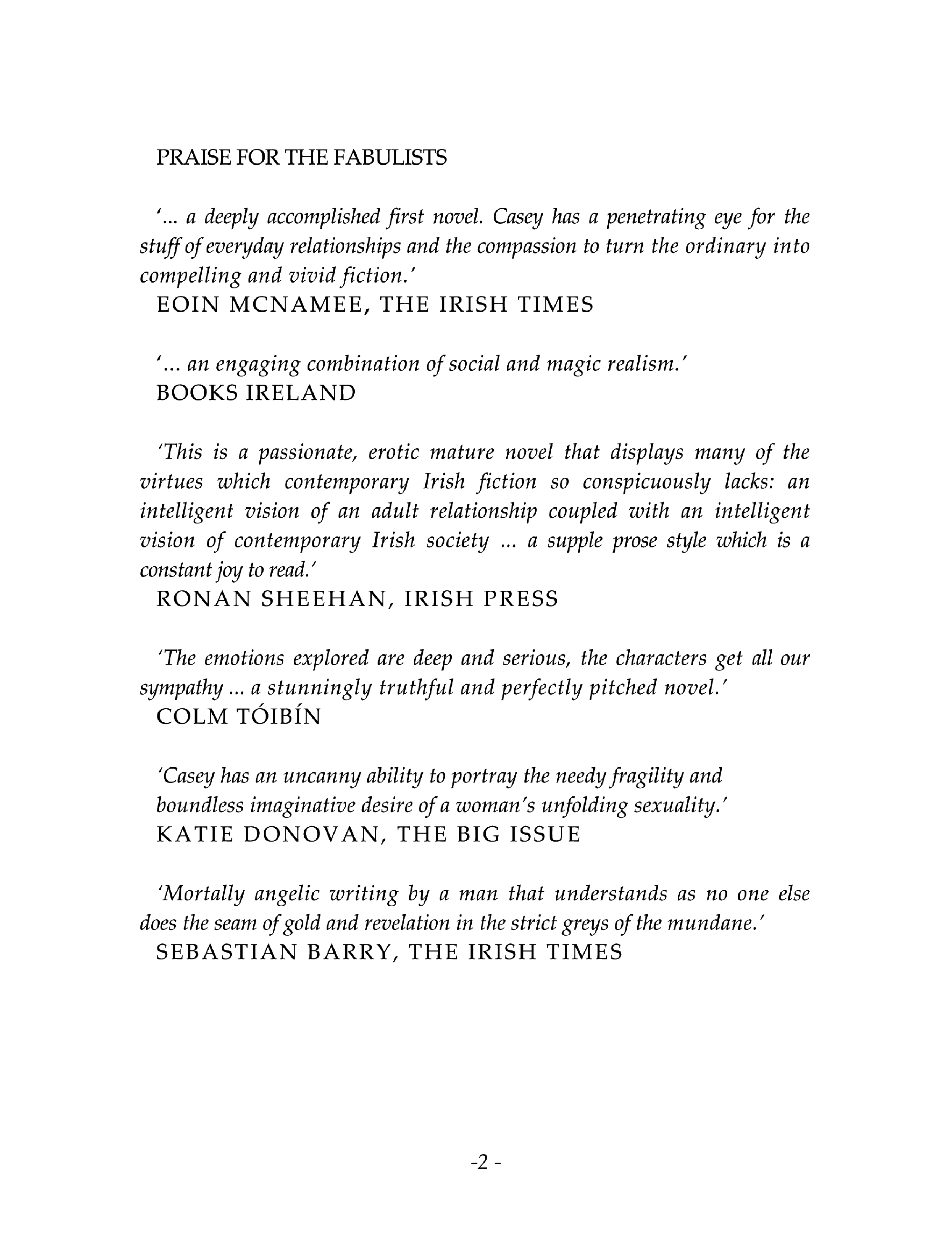 The Fabulists - Page 2