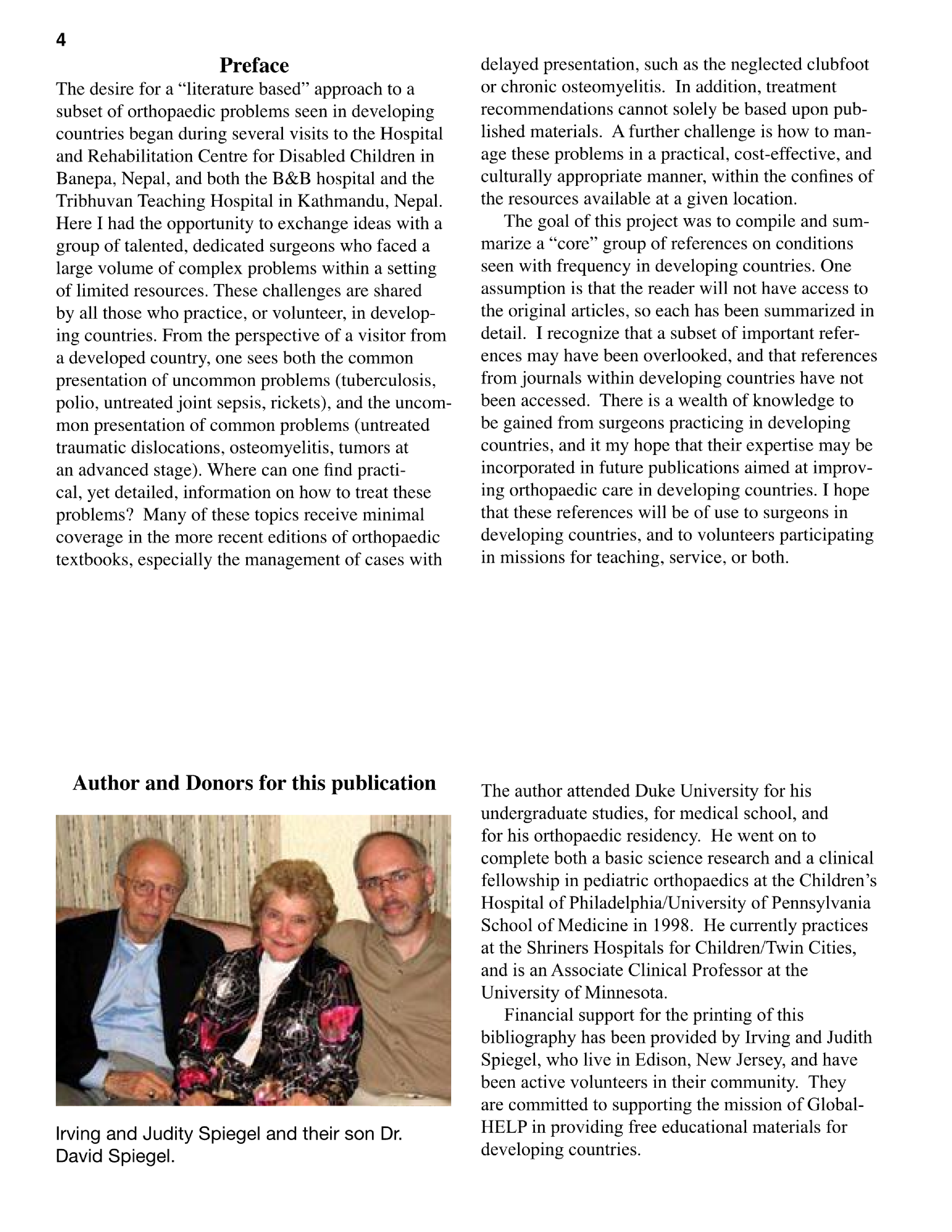 Bibliography Of Orthopaedic Problems In Developing Countries - Page 4