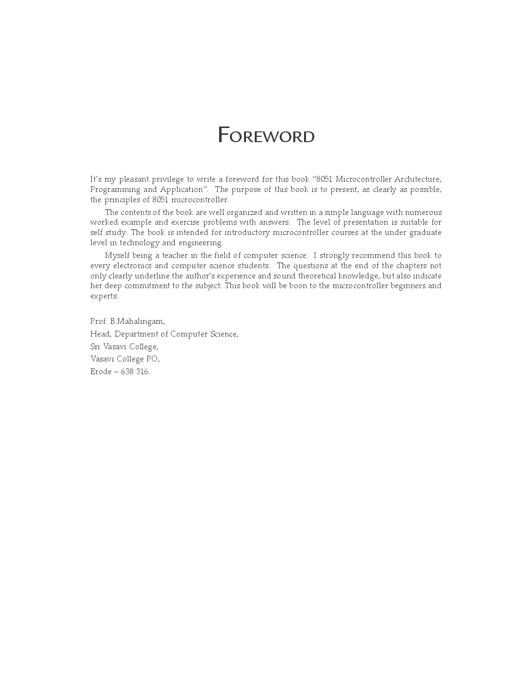 8051 Microcontroller Architecture, Programming and Application - Page 4