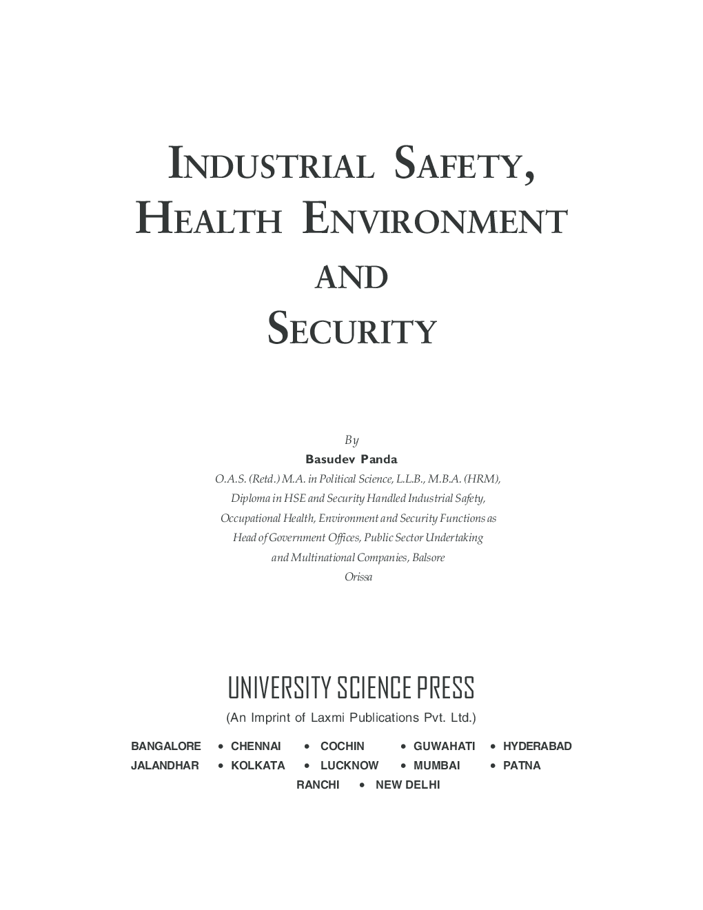 Industrial Safety, Health Environment and Security ebook - Page 3