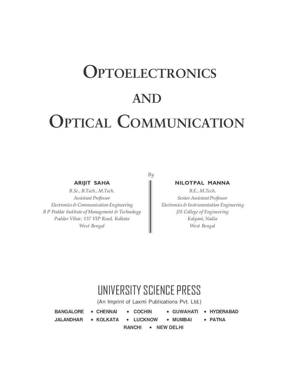 Optoelectronics and Optical Communication - Page 2