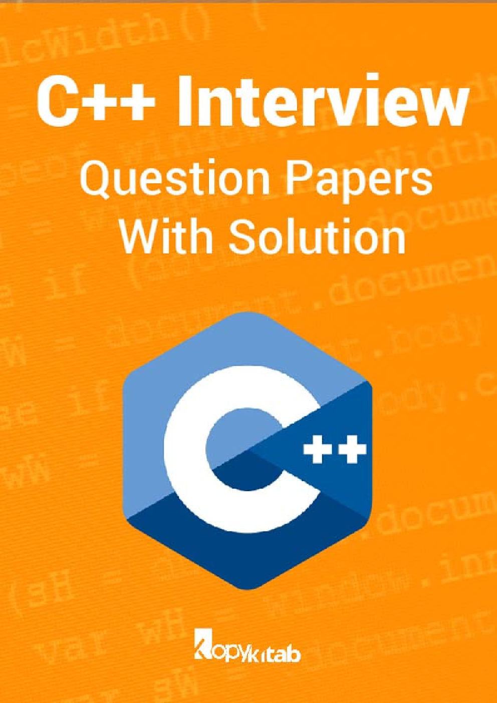 C++ Interview Question Papers With Solution - Page 1