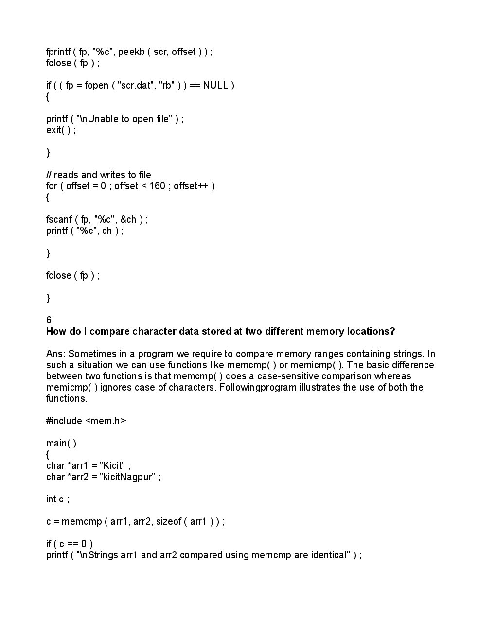 C Interview Question Papers With Solution - Page 4