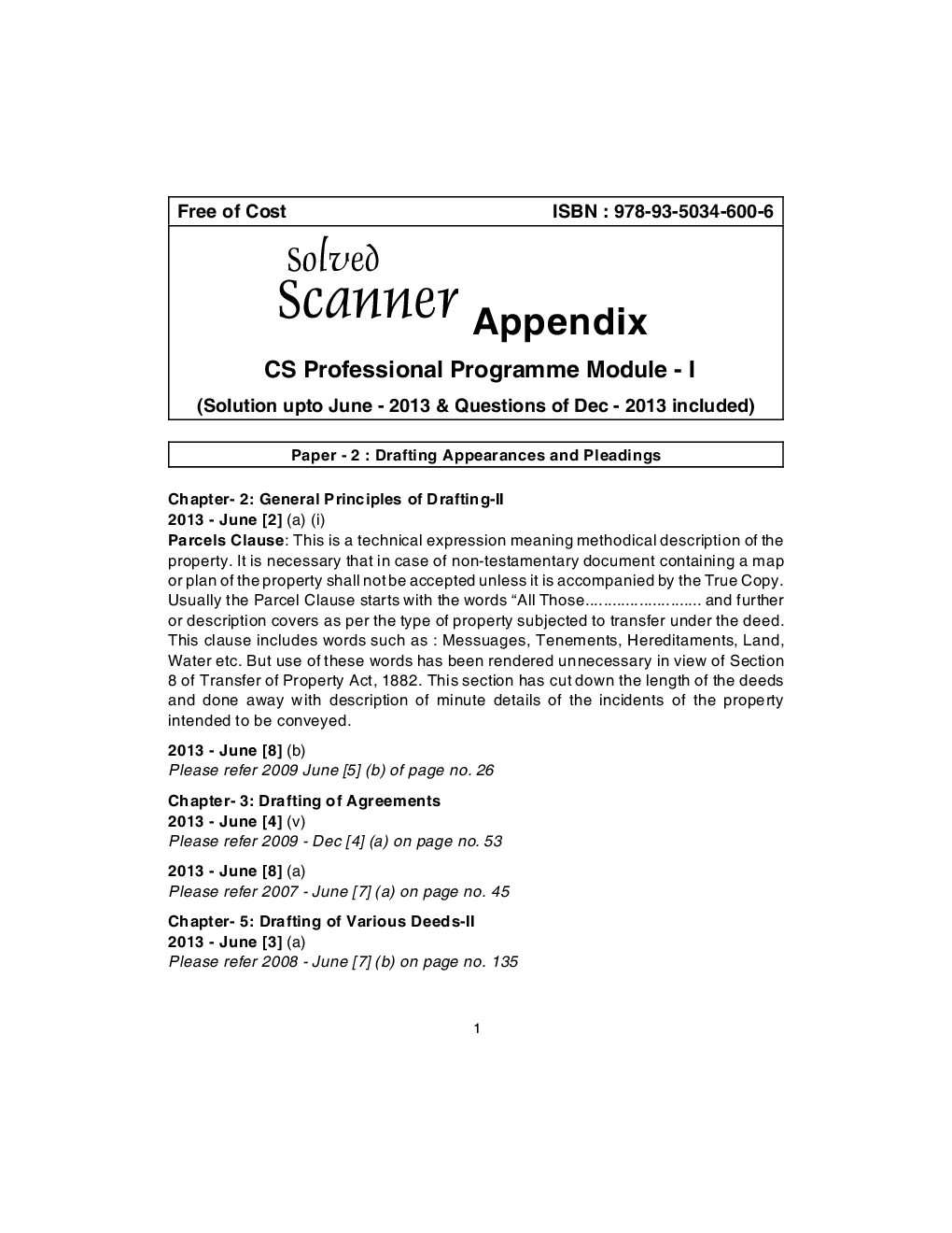 ICSI Drafting Appearances and Pleadings Solved Question Paper Dec 2013 - Page 2