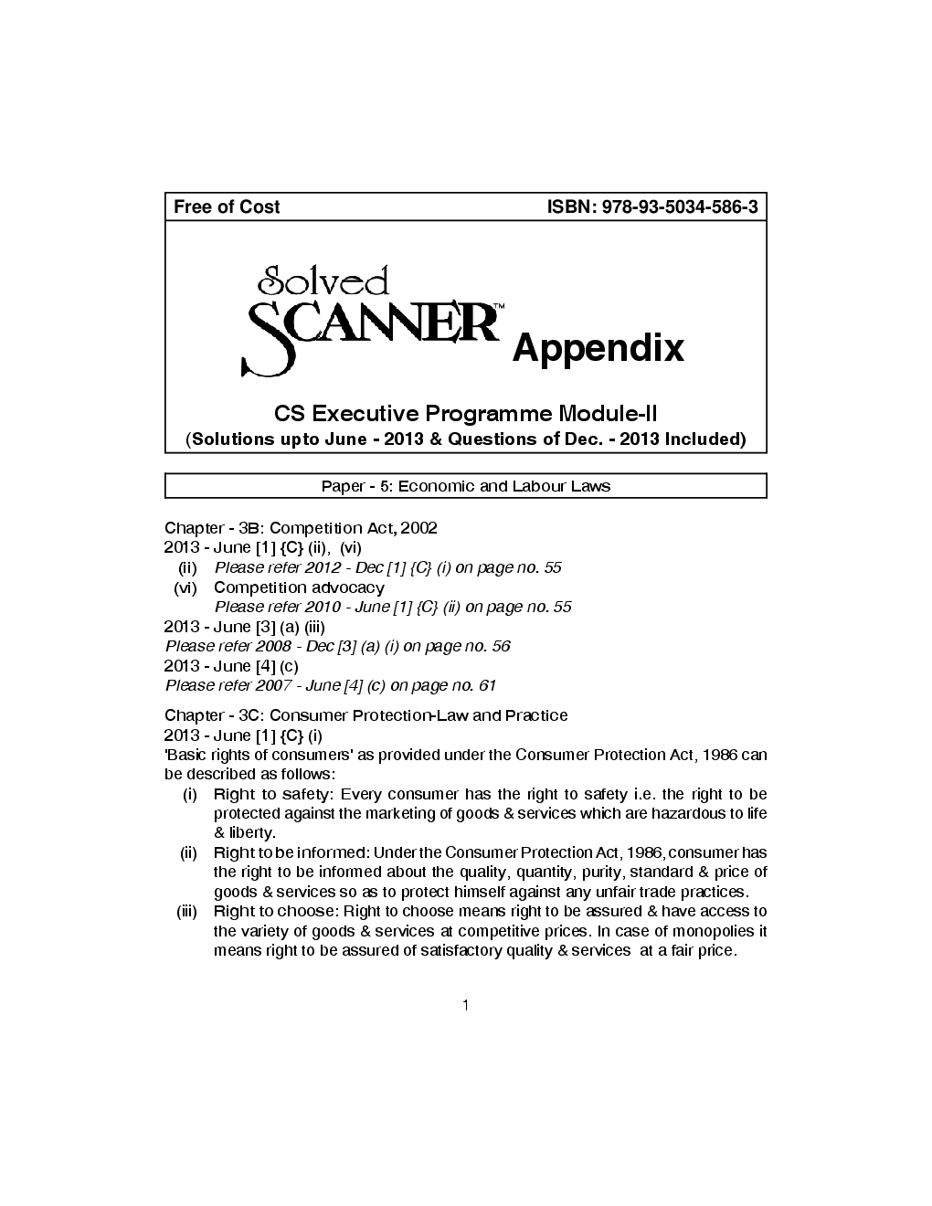 ICSI Economic and Labour Laws Solved Question Paper Dec 2013 - Page 2