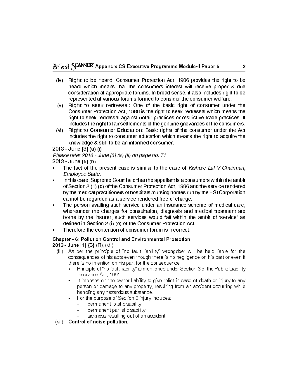 ICSI Economic and Labour Laws Solved Question Paper Dec 2013 - Page 3