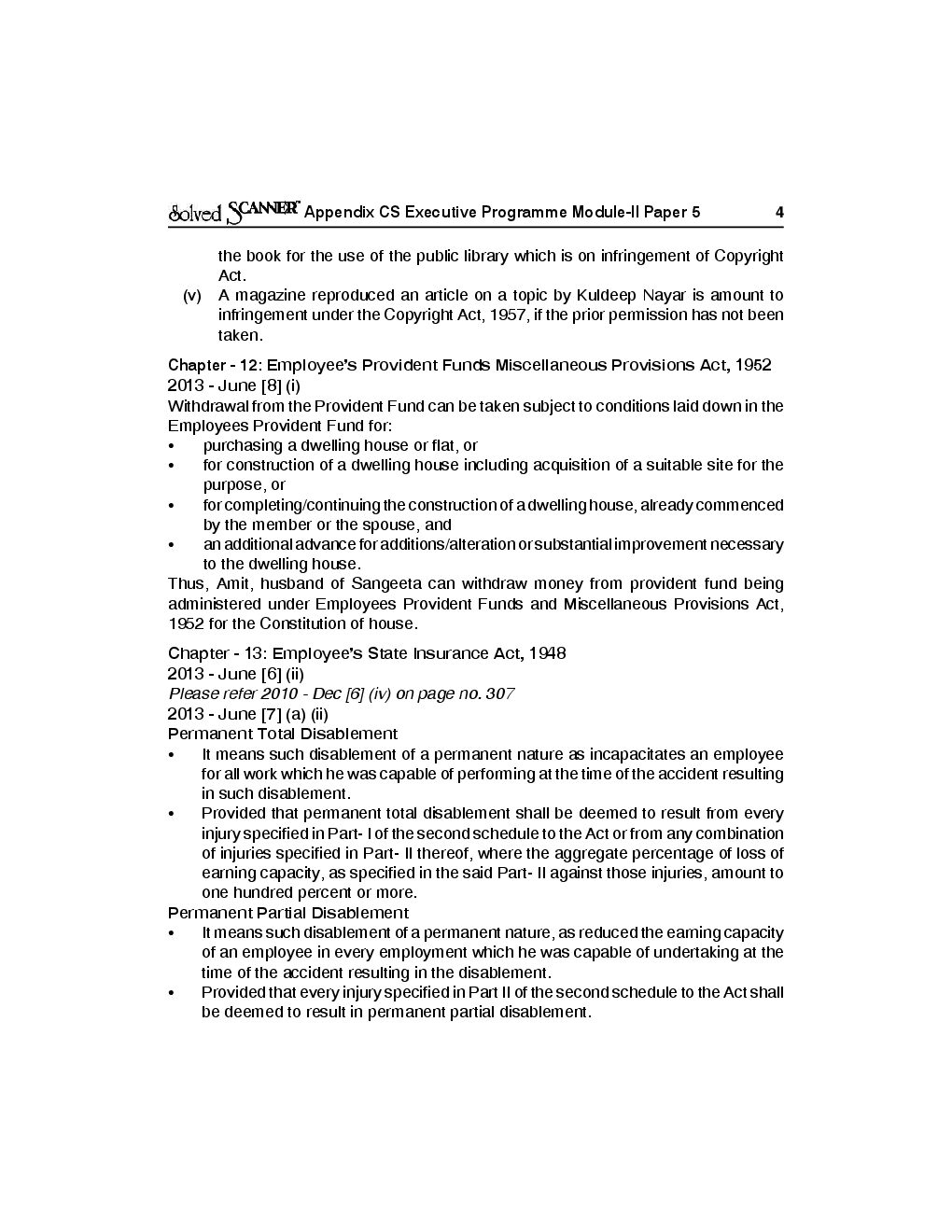 ICSI Economic and Labour Laws Solved Question Paper Dec 2013 - Page 5