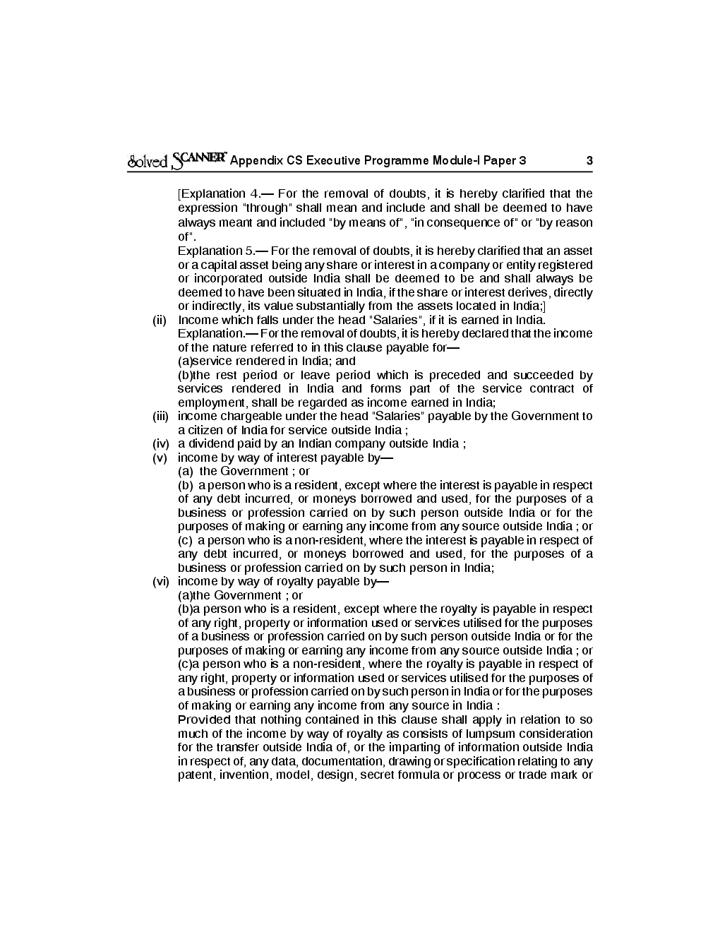 ICSI Tax Laws Solved Question Paper Dec 2013 - Page 4